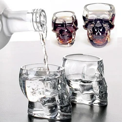 Bones Armor Warrior Skull Designed Wine Glass Cup Mug Gothic Drinking Skull Cup for Home Barware Whiskey Wine Water Drinkware