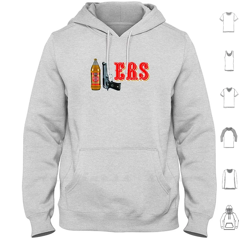 40 / 9 Ers 40oz 9mm Hoodie Men Women Teenage 6xl 49ers San Francisco Football Streetwear Style Beer Bar Funny Trendy Tailgate