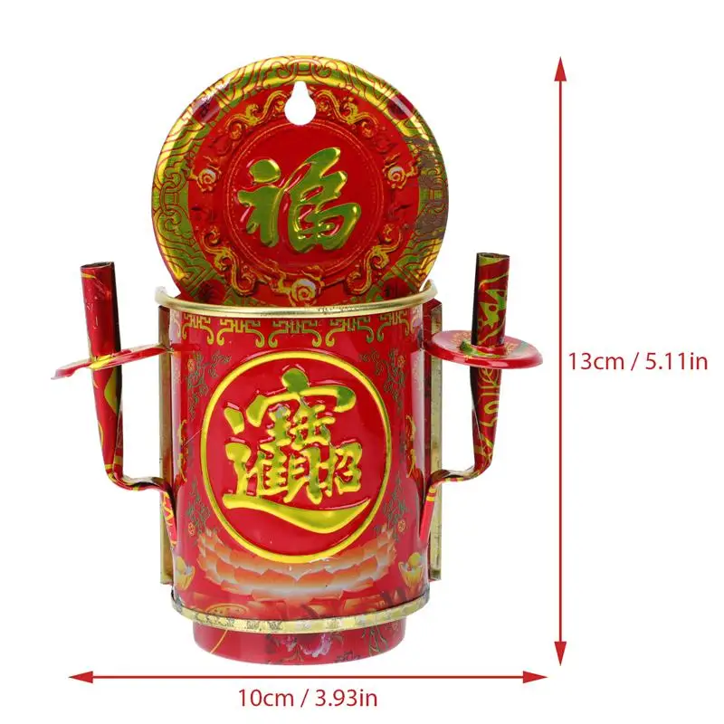 Wall Hanging Holder Chinese Style Holder Iron Sacrifice Censer Outdoor Hanging Censer Heavenly Official Bless