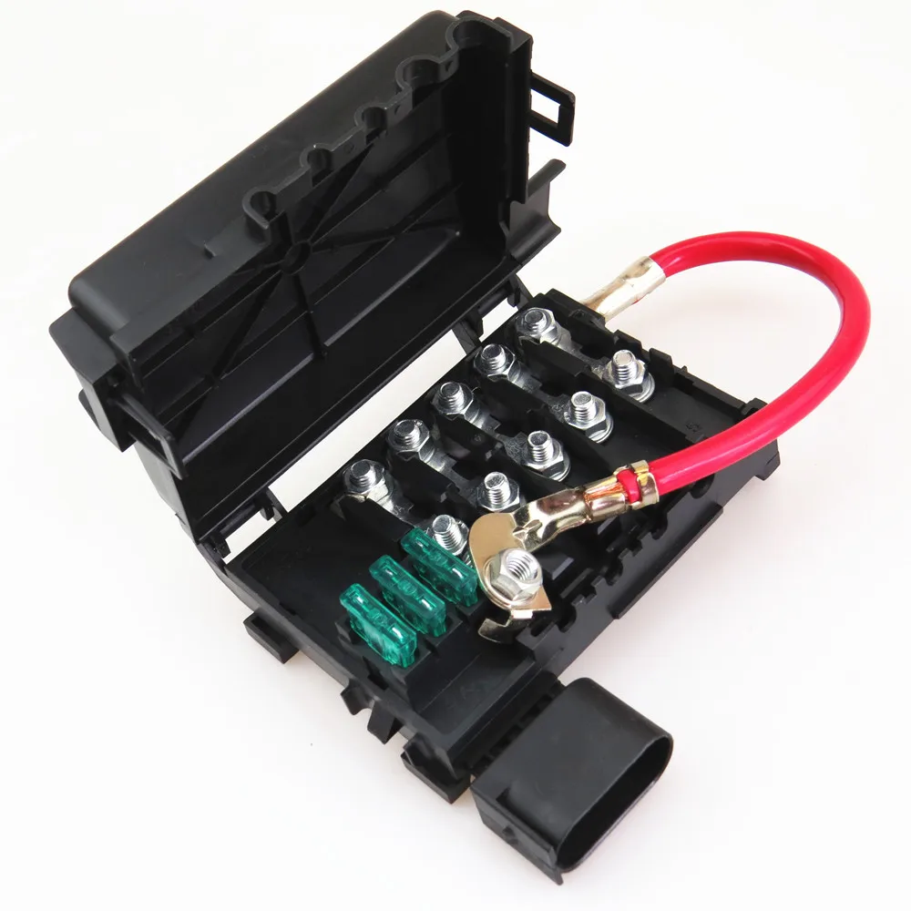 FHAWKEYEQ Car Battery Fuse Box For VW Beetle Jetta MK4 Golf MK4 Bora 4 Seat Leon Toledo 1J0 937 617 D 1J0 937 550 A 1J0 937 550B