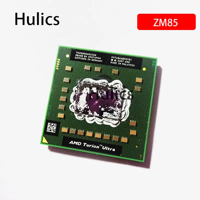 Hulics Used AMD Turion X2 Ultra ZM-85 ZM 85 ZM85 2.3 GHz Dual-Core Dual-Thread CPU Processor TMZM85DAM23GG Socket S1