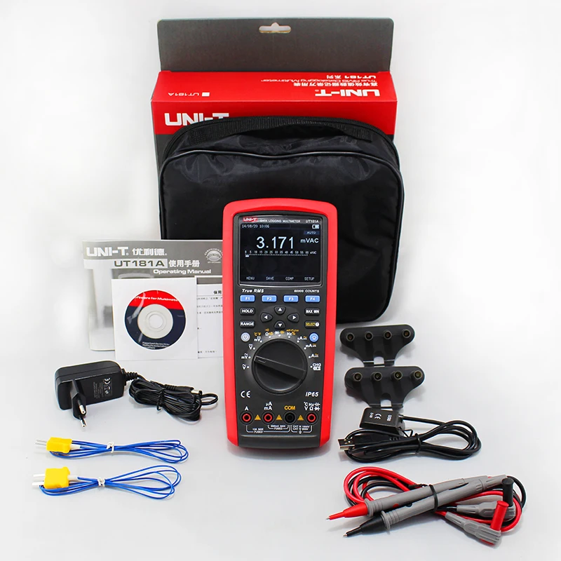 UNI-T UT181A Digital Datalogging Multimeter Smart True RMS Auto Range Dual Multi meter Temperature Measurement