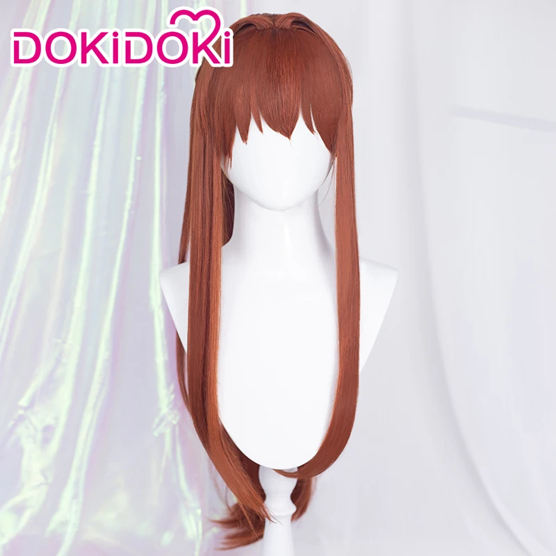 IN SOTCK Monika Cosplay Wig GAME Doki Doki Literature Club Cosplay DokiDoki Women Hair Literature Club Cosplay Monika Wigs