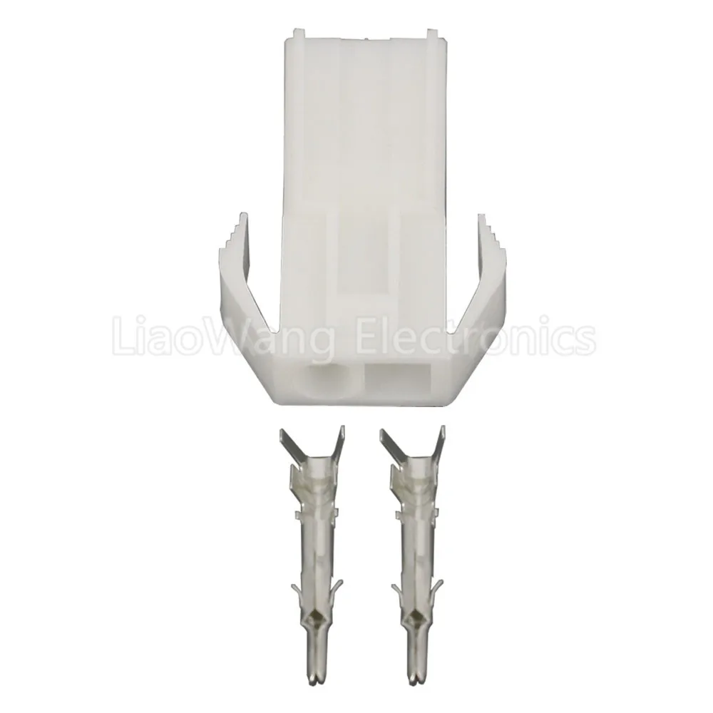10 Sets EL-2P kleiner elektronischer Tamiya-Steckverbinder mit 4,5 mm Abstand, EL-4.5 2P Mehrpolige Steckverbinder, männlicher und weiblicher Stecker + Anschlüsse – Detail 4