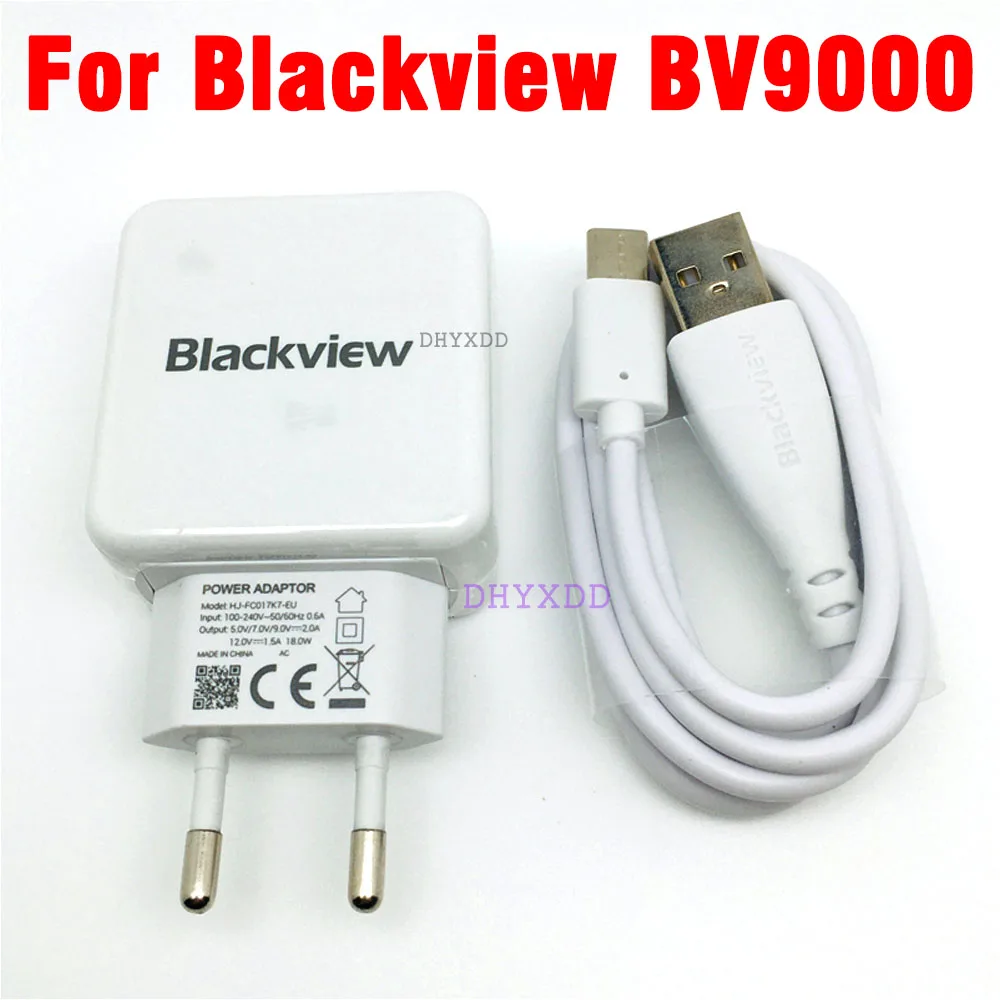 Original New Travel Charger + Type-C Cable For Blackview BV9600 Pro BV6800 Pro BV9500 Pro BV9500 BV9000 Pro BV9000 P6000