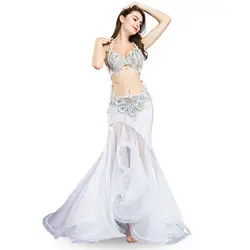 Professional Belly dance Costume For Women Belly dancing Dress set Bellydance Outfits Dancing Bra Belt Mermaid Skirt Stage Wear