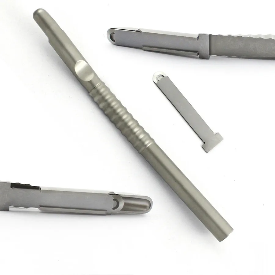 COGOOGON Dental Implant Harvesting Bone Scraper Curved With 5 Free Replaceable Blades