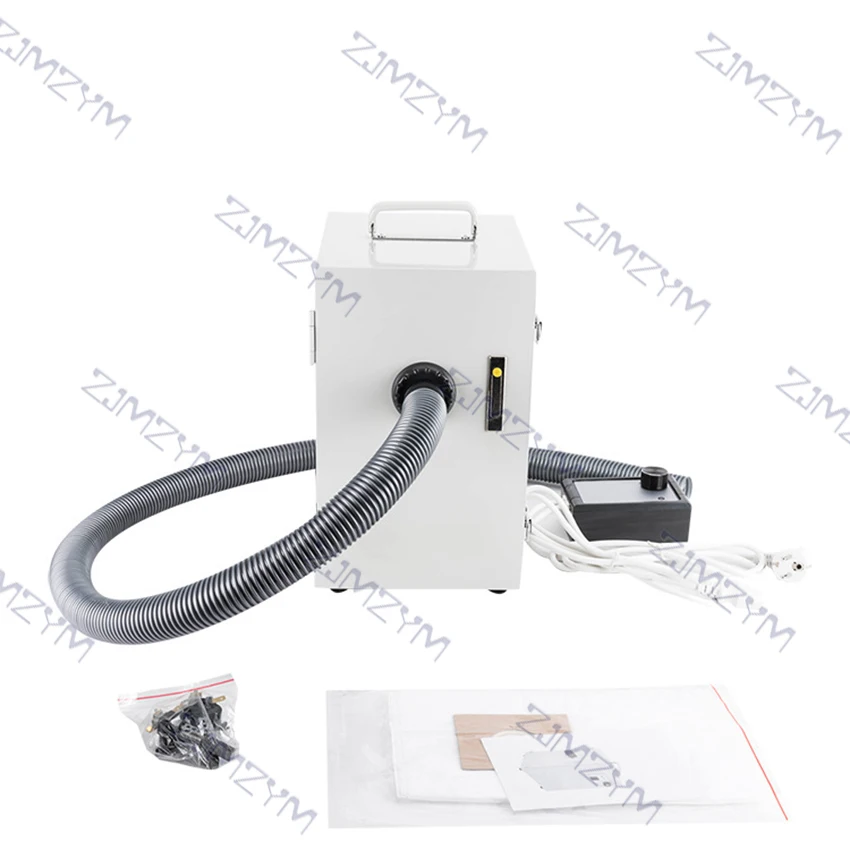 Extractor de polvo al vacío Dental, aspirador con Control Digital, un solo orificio de laboratorio de máquina de limpieza, 370 V/220V, 110 W