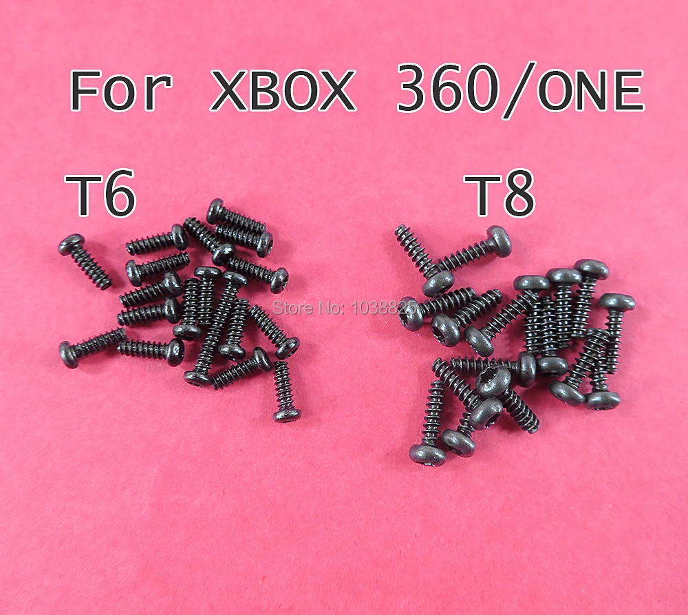 50pcs/lot T8 T6 Screws Replacement For XBOX360 xboxOne XBOX 360 XBOX One Controller Repair Part