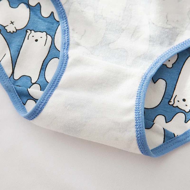 5Pcs Sexy Panties Underwear Women Briefs Cotton Lingeries Shorts Print Underpants Girls Panties Plus Size Panty Cartoon Women's image 5