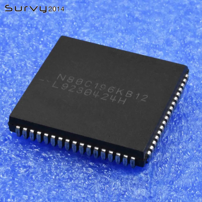 1/5PCS N80C196KB12 196K PLCC IC Microcontroller 68PINS diy electronics