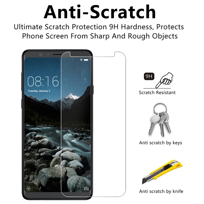 Tempered Glass On For Samsung Galaxy J3 J5 J7 2016 2017 J2 J5 J7 Prime Screen Protector For Samsung J2 J4 J6 J8 Protective Film