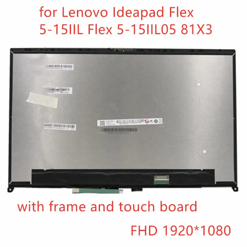 assembly lcd lcd assembleia digitador da tela de toque com moldura substituicao para lenovo ideapad flex 15iil05 81x3000bus 81x30009us 156 01