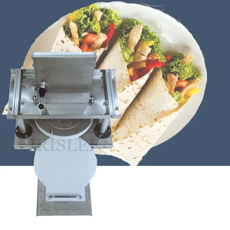 12cm Electric tortilla press machine tortilla making machine commercial pizza dough pressing machine pizza dough sheeter machine