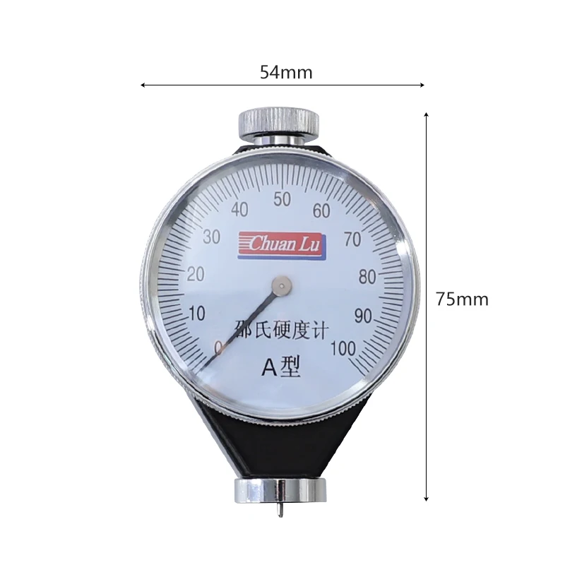 Hardness Meter 0-100HA Type A Hardness Tester for Rubber Shore Durometer with Box Measuring Tools