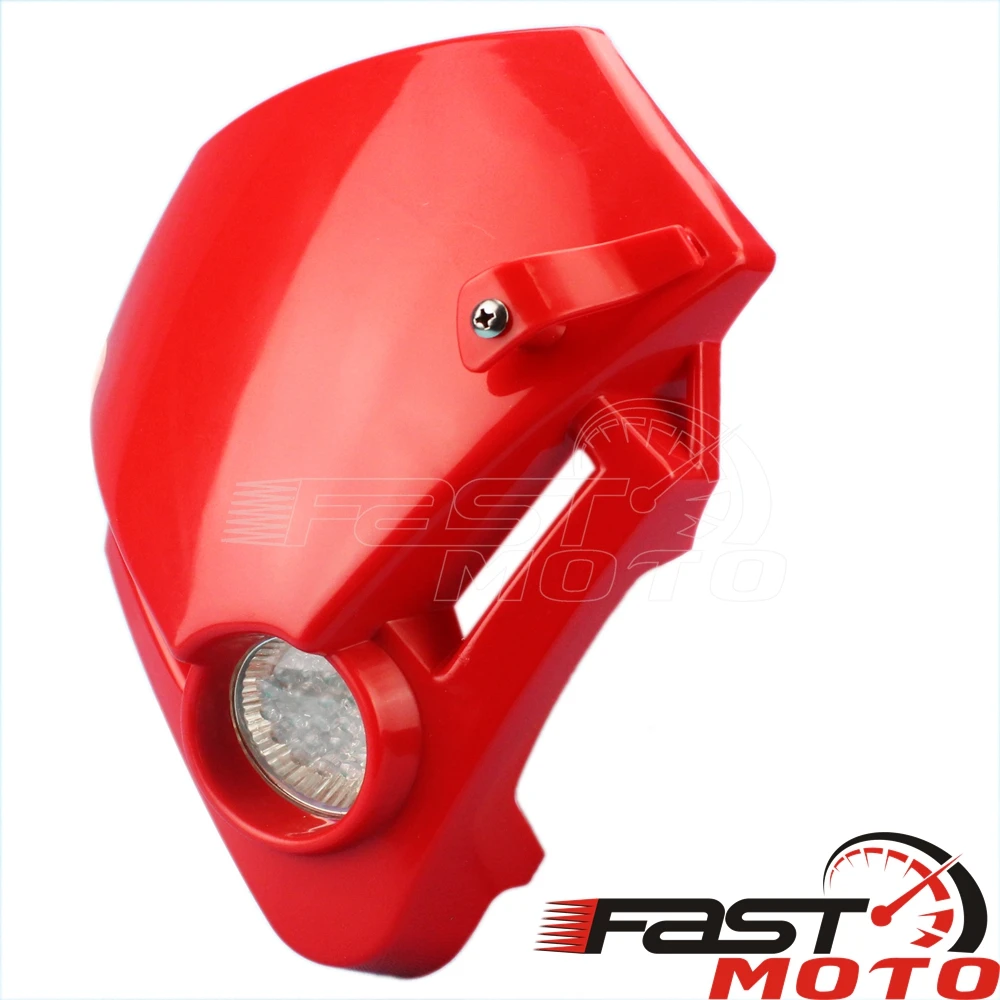 Enduro Moto Trial Motorcycle Headlight LED Headlamp Version For Gas Gas TXT EC 125 250 280 300 Sherco Racing Mini Front Light