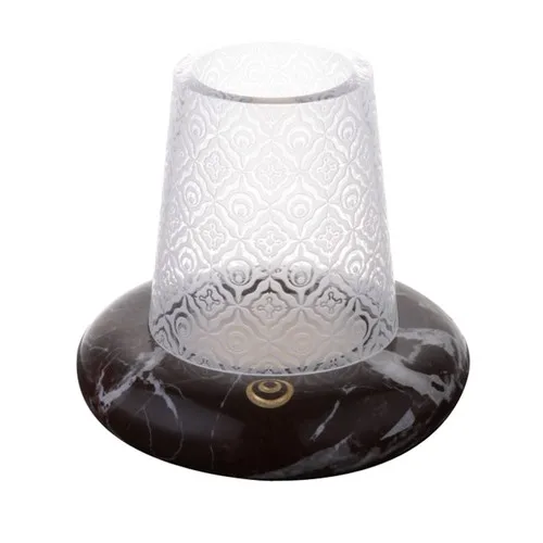 Arte Home Cintemani Burgundy Gold Candle Holder