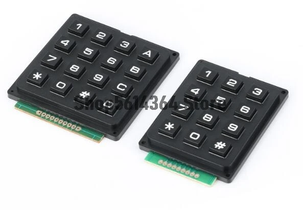 

Матрица 3x4/4x4, модуль клавиатуры 12 кнопок для MCU Arduino