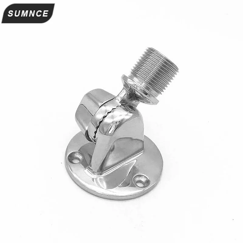 Adjustable Stainless Steel Marine Boat  Antenna Ratchet Deck Base Mount for Kayak Canoe Fashing Boat Rafting Accessor