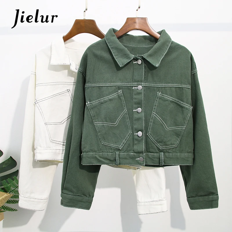 Jeruel Denim Jas Sexy Lange Sling Jurk Twee Stuk Set Vrouwen Strakke Nieuwe Herfst Winter Pocket losse Jas Meisjes Koreaanse