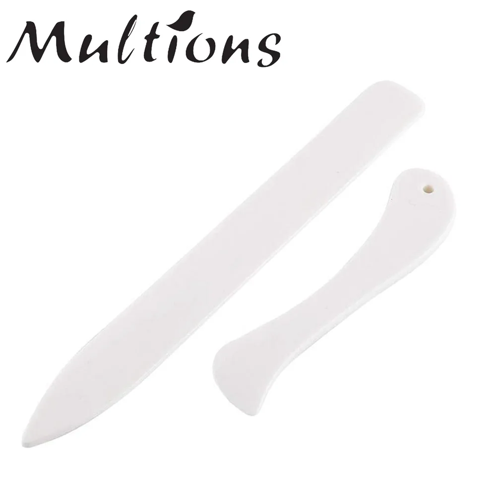 2Pcs Bone Folder Tool For Scoring Folding Creasing Paper Leather Crafts for Leather & Card Making DIY Sewing Accessories