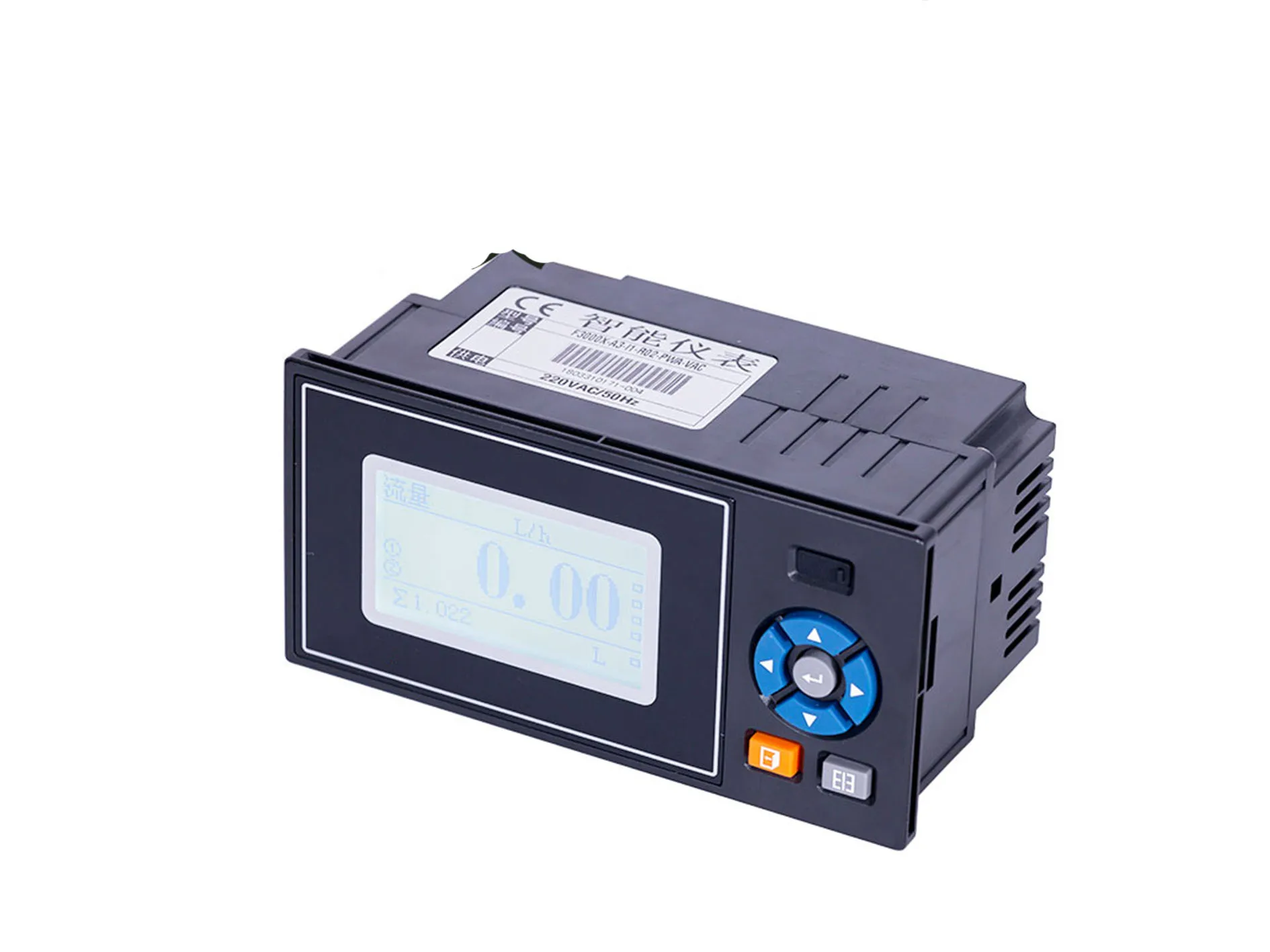 Flow totalizer flow recorder control instrument 4-20mA input current, voltage pressure and flow recorder