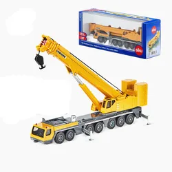 High simulation 1:87 alloy heavy crane toy,crane engineering truck,collectible decoration toy,retail in original packaging