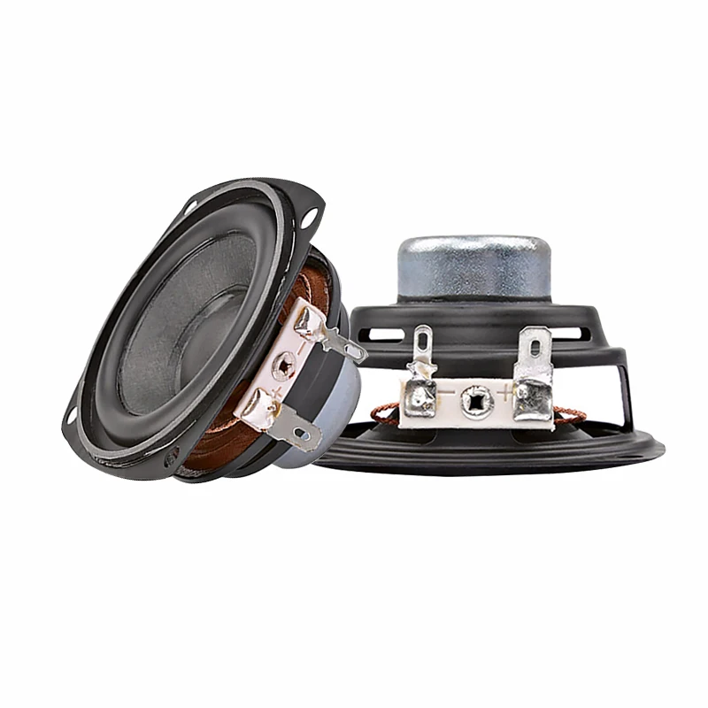 

2.5 Inch 10W Deep Bass Speaker 66mm 4Ohm Subwoofer Driver Full Range Audio Sound Loudspeaker Home Theater DIY 2Pcs