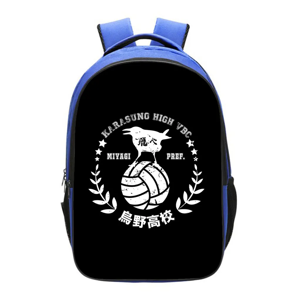 

NEW Haikyuu Anime Children Backpack Student Schoolbag Zero Two Boys Girls Shoulder Bags Orthopedic Mochila 16 Inches