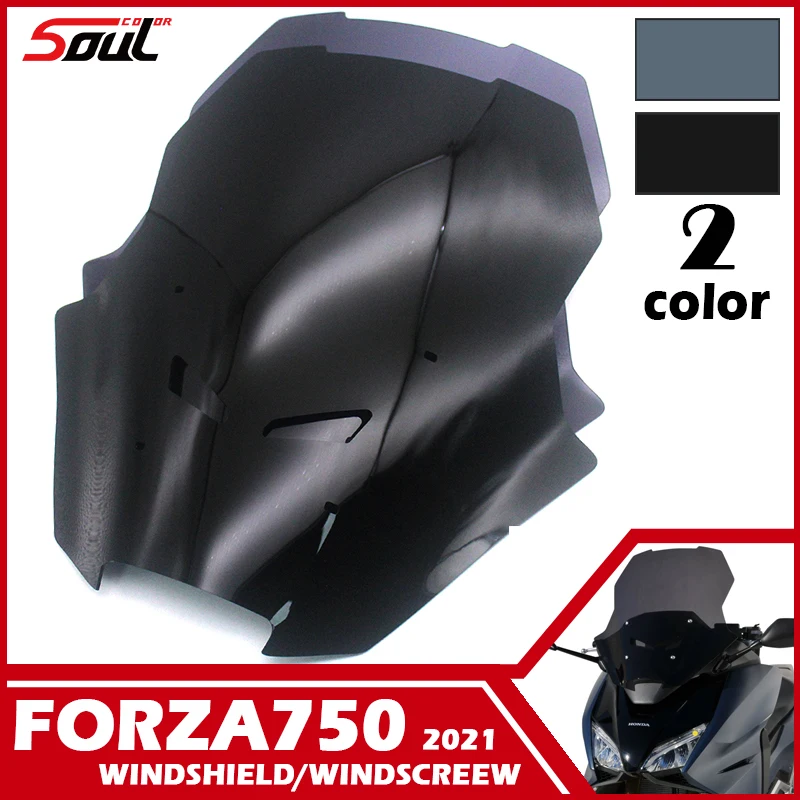 Fits For HONDA FORZA750 2021 2022 Forza 750 21-22 Motorcycle Accessories Black Windshield Sport Windscreen Visor