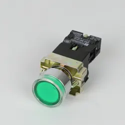 Illuminated button white green red yellow blue XB2-BW3462 BW3361 Start stop switch ZB2-BE101
