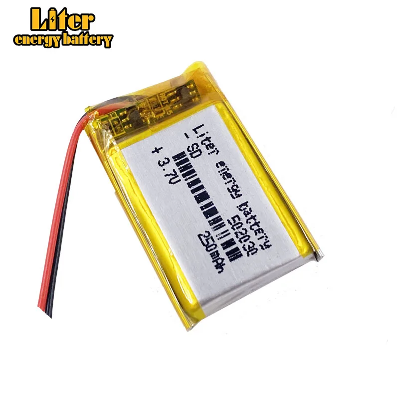 Polymer battery battery factory in Shenzhen MP3MP4 speakers battery polymer battery 3.7v 502030 250mah