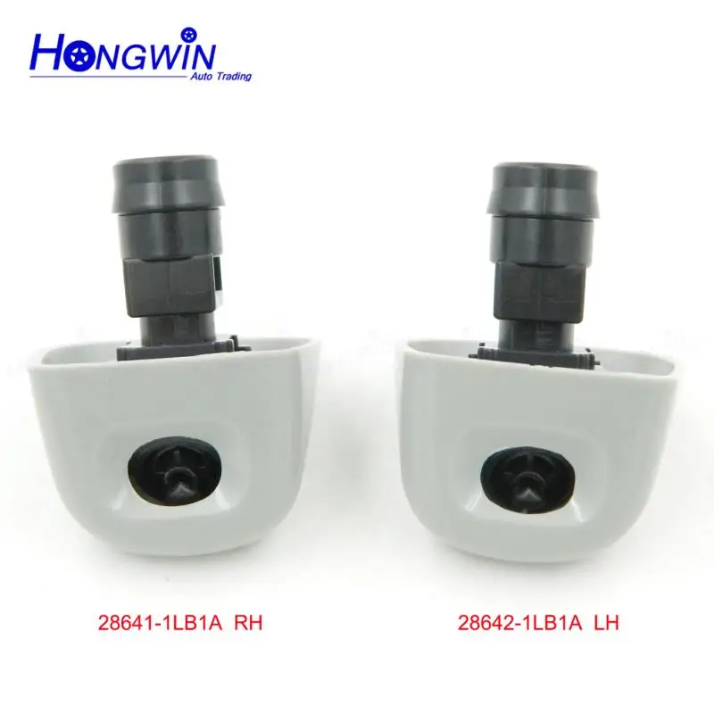 

Front Right&Left Car Headlight Washer Spray Nozzle Jet Cover Cap For Nissan Patrol 10-13 28641-1LB1A 28642-1LB1A 286411LB1A