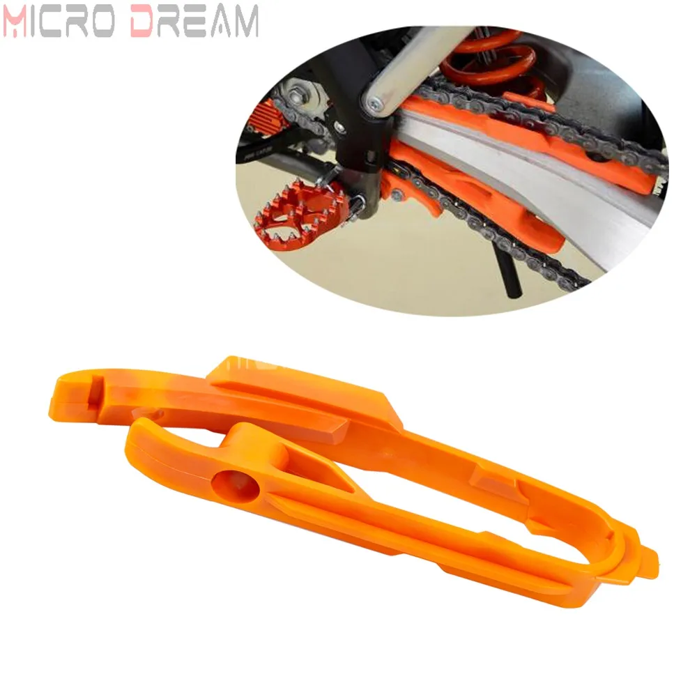 Orange Chain Slider Swingarm Sliding Guide Guard For XC SX SXF SMR SX-F XC-F 125 150 200 250 300 350 450 2011 2012-2019