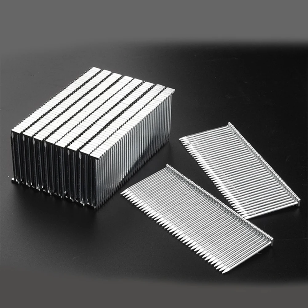 400pcs/720pcs/Box Steel Nails for Electric Straight Staples Pneumatic Air Gun Cement Woodworking Tools Accessories