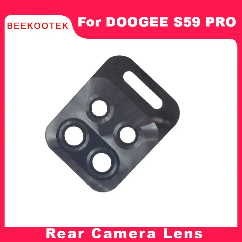 New Original Doogee S59 Pro Cellphone Rear Back Camera Lens Glass Replacement Accessories Parts For Doogee S59Pro Phone