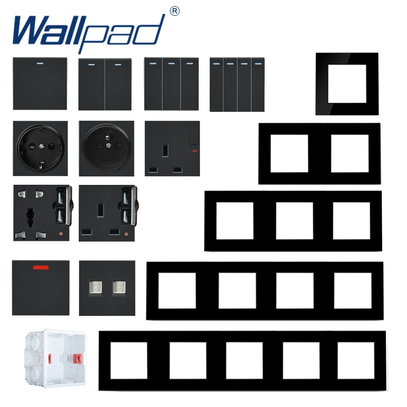 Wallpad Doorbell Switch Door Bell Wall Reset Switch Function Key For Module only 52*52mm