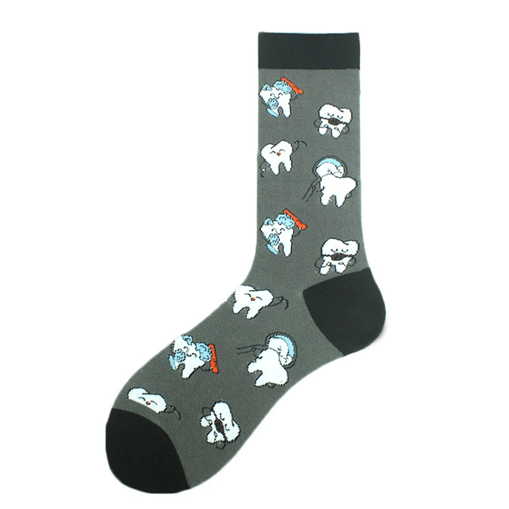 Original copyright medical professional animal pattern male and female tube cotton socks KF-04