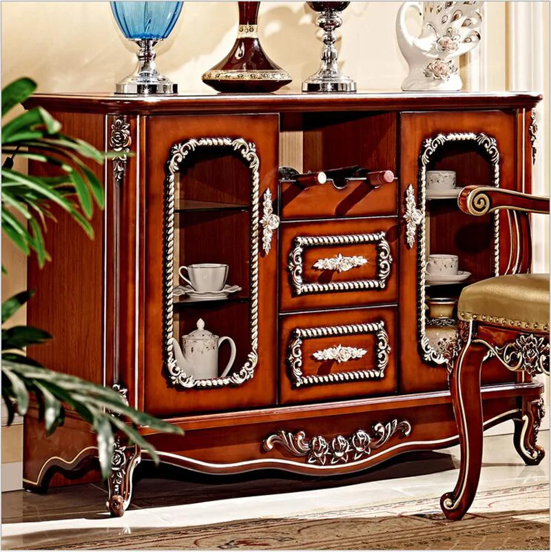 

antique wooden European Living Room Locker Cabinet for Sale pfy4003