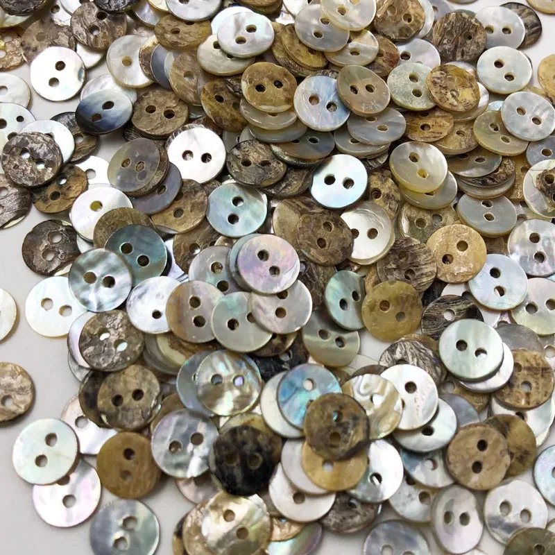 50 pcs 9mm/12mm/15mm/18mm/20mm Natural Shell Sewing Buttons Color Japan Mother of Pearl MOP Square Shell PH294