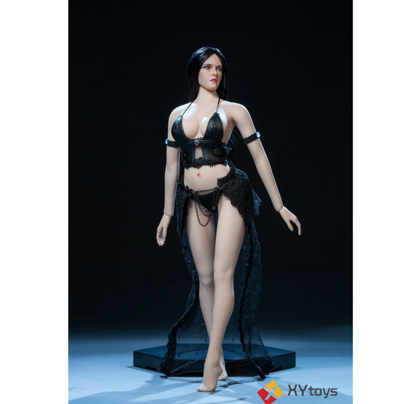 

1/6 Scale Female Figure Black Underwear Lace Skirt Sexy Suit for 12 Inches Action Figure Doll Body Accessories XY003