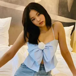 Runway Women Sexy Cool Tank Tops Camis Beach Crop Tops Slim Casual Femme Summer Sleeveless T-Shirt Fashion Elegant Ladies Top