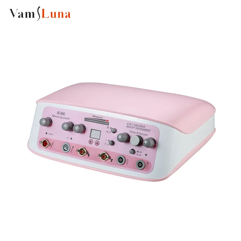 

Breast Enlargement 8-In-1 Multiple Beauty Instrument Device With Ultrasonic HF Guasha High-Frequency Oxygen Injection Sprayer