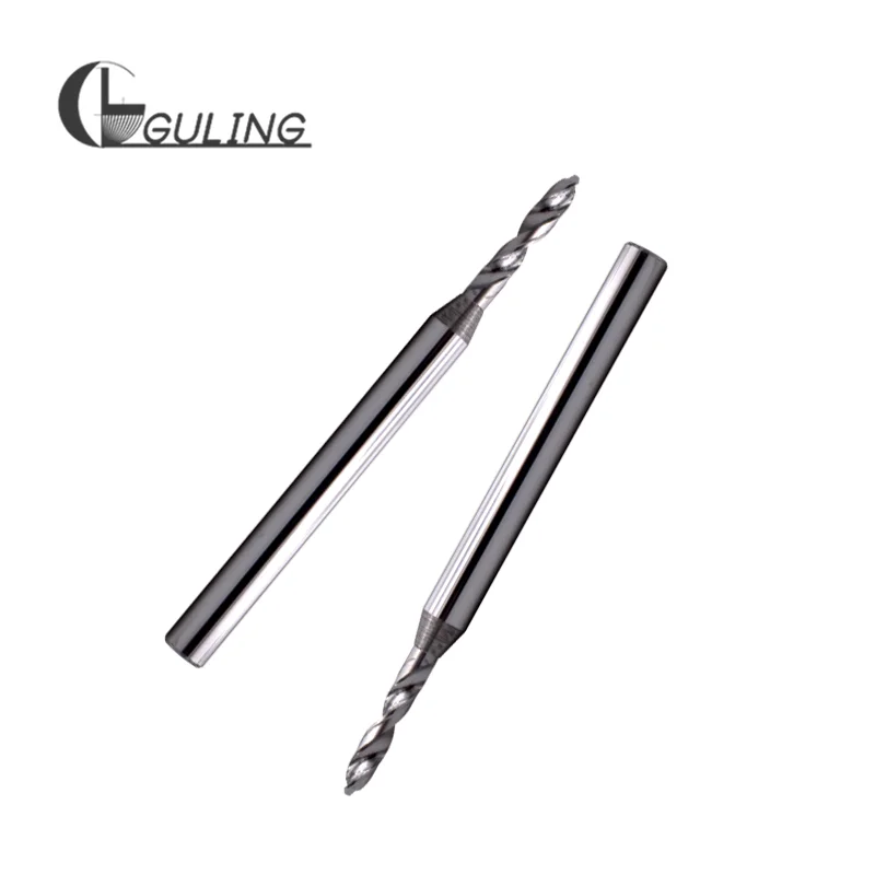 GULING-broca de vástago fijo de aleación de acero de tungsteno, vástago de 4mm, 0,3, 0,4, 0,5, 0,6, 0,7, 0,8, 0,9, 1,0, 1,1, 2,0, 2,2, 3,0, 3,3, 3,4, 3,5, 3,6, 4,0