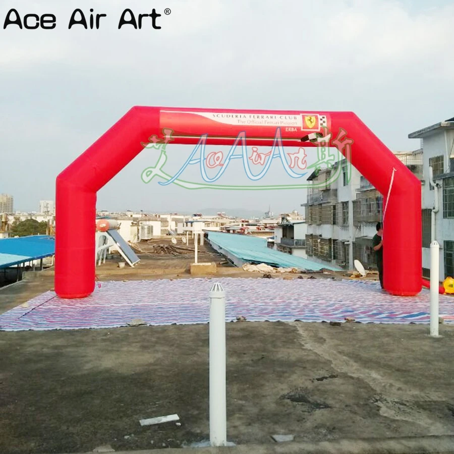 Inflatable Race Arch for Events, Finish Line Arch for Sports Gates, Promotional