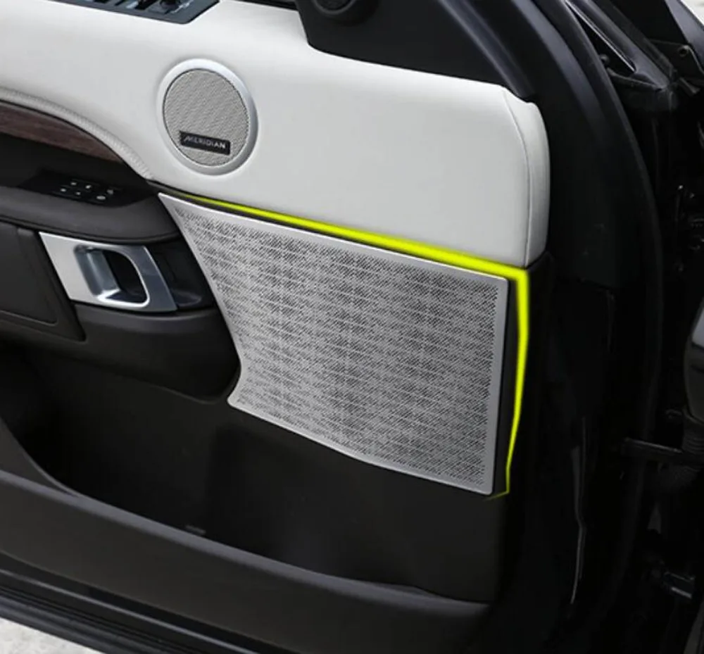 Door speaker horn decorative sticker cover trim for lander rover discovery 5 LR5 S SE Interior Accessories