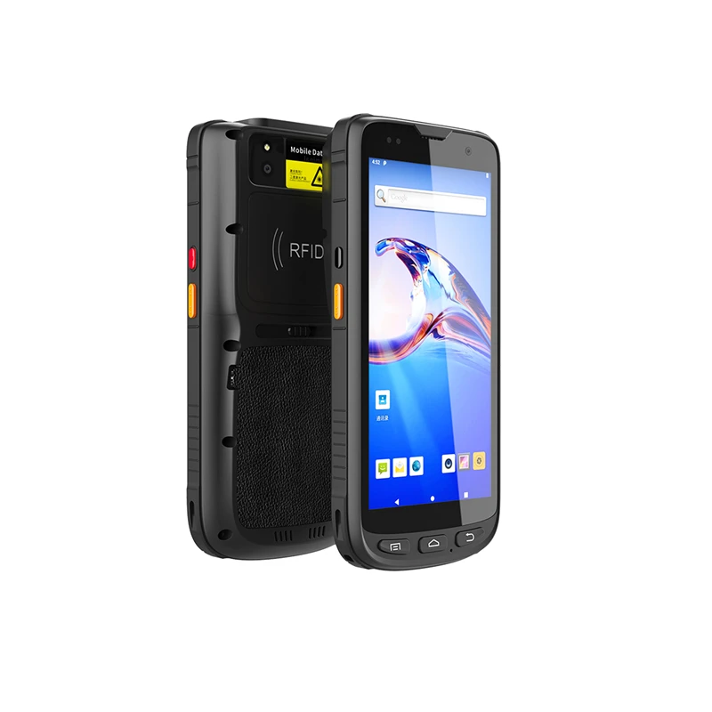 2D UHF/LF Rugged 860-960Mhz NFC barcode scanner android RFID Handheld Reader 4G Bluetooth-compatible PDA Terminal for warehouse