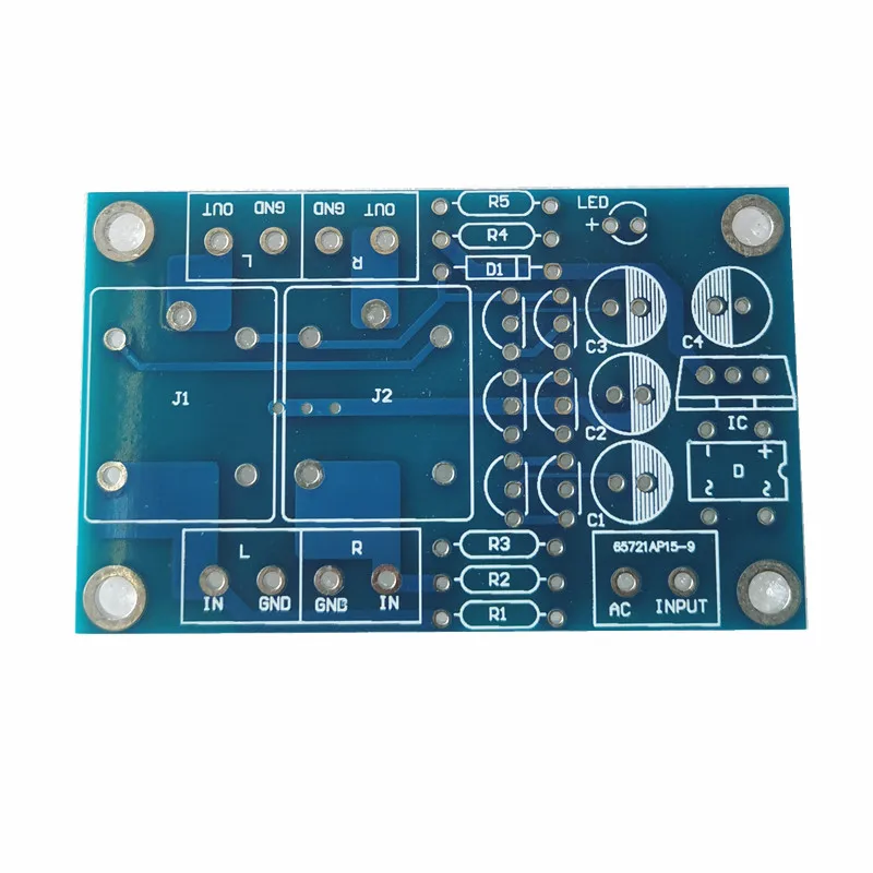 2ลำโพงป้องกันป้องกันความล่าช้า PCB ไม่มีส่วนประกอบ