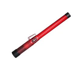 40CM*4CM Multi-function Rechargeable Battery LED Traffic Control Stick Fluorescent Warning Light Baton With Whistle