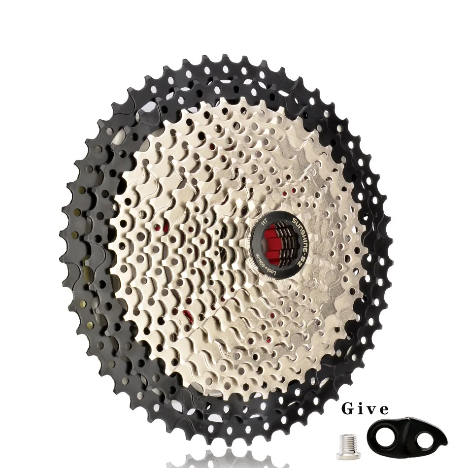 MTB 8 9 10 11 12 Speed Cassette Wide Ratio Freewheel Mountain Bike Sprocket 11-32/36/40/42/46/50/52T Compatible For Shimano HG